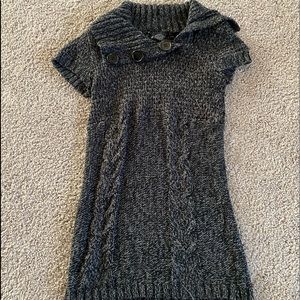 Short Sleeve Long Sweater
